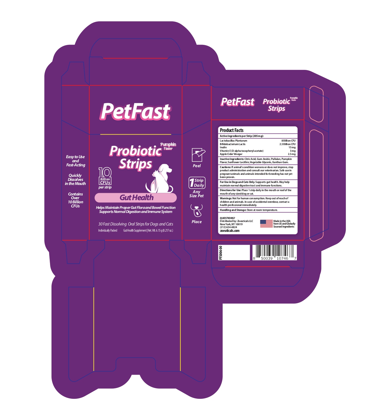 PetFast Probiotic Strips